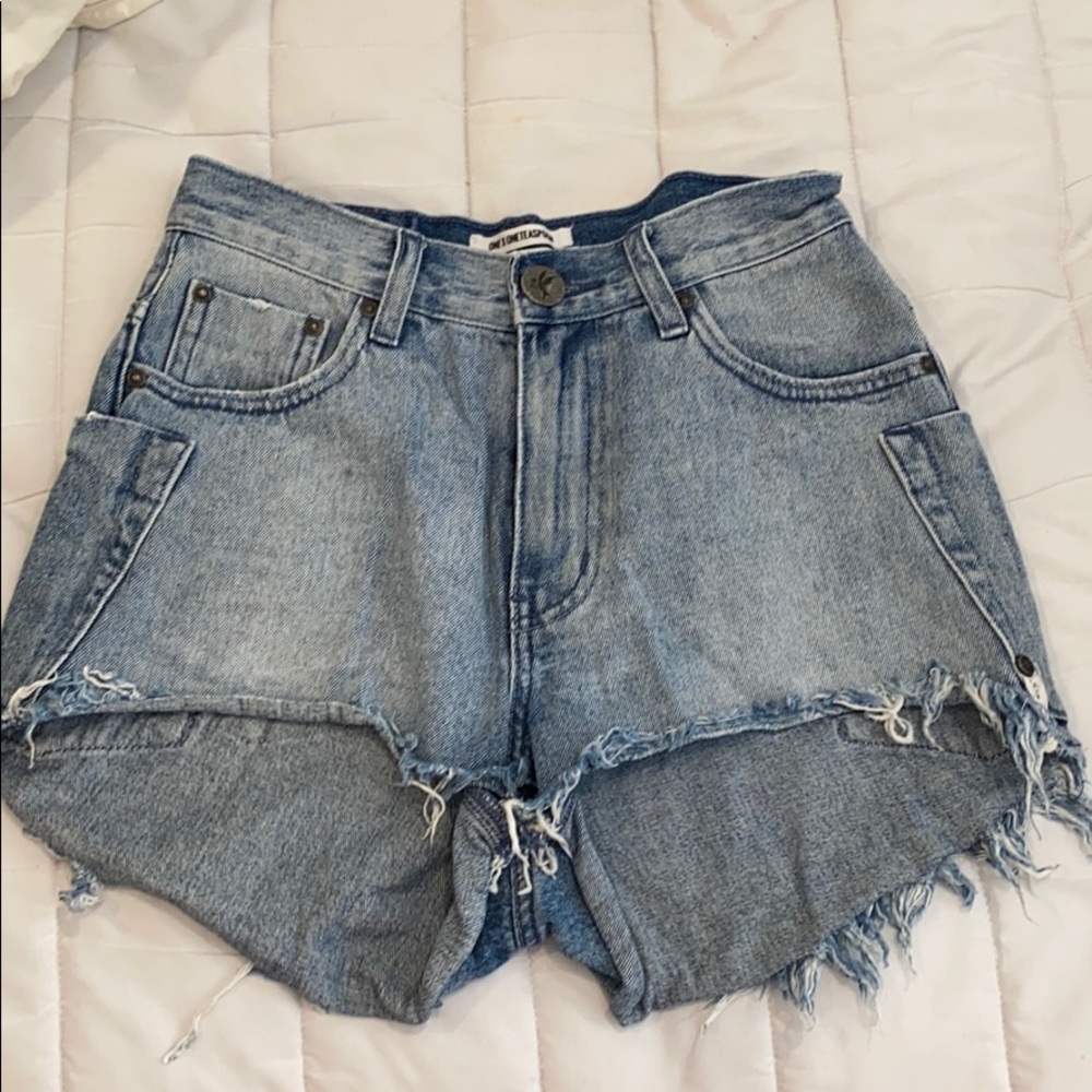 One by One Teaspoon High Rise Shorts